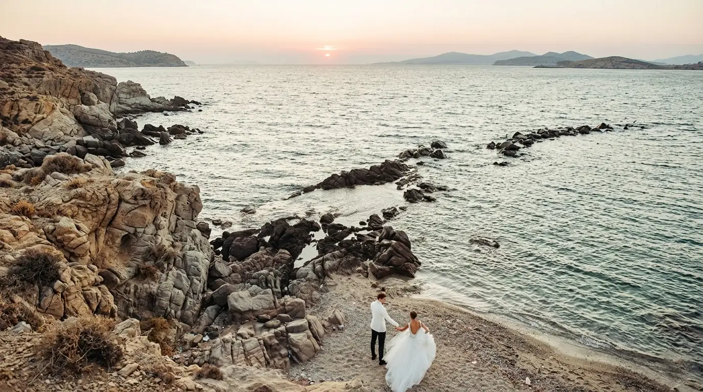 Reportaje de boda con dron en Murcia