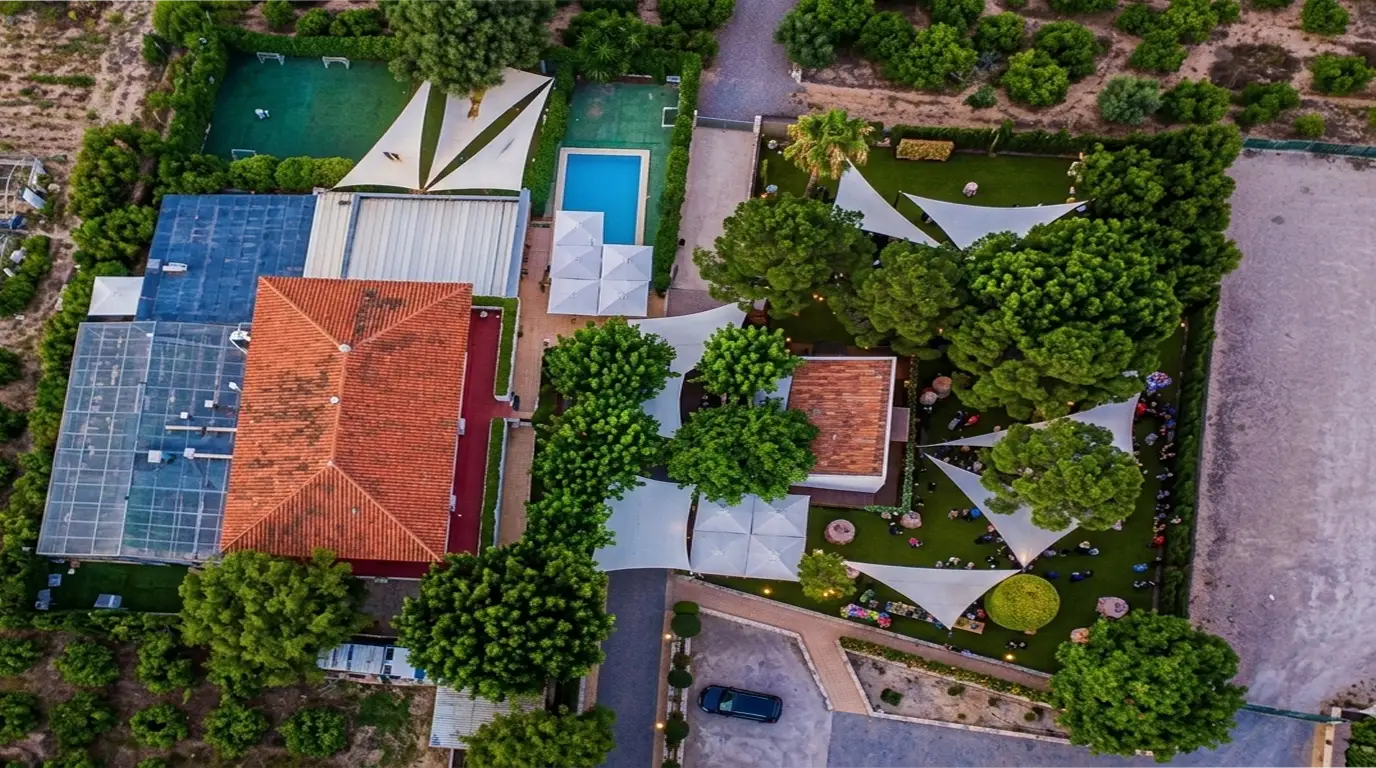 Reportaje aéreo de parcelas y fincas rústicas con dron